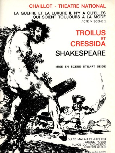 1974-troilus-et-cressida-shakespeare-mise-en-scene-stuart-seide-affiche-philippe-catoire